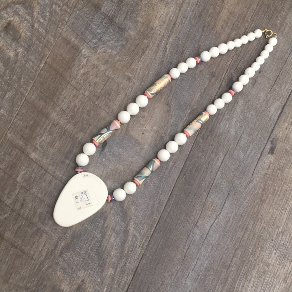Japan made Oriental Beaded Necklace - Picture 3 of 6